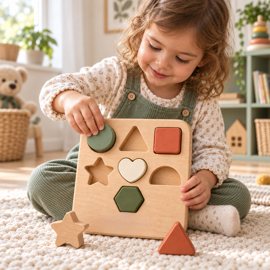 13. Torenvi Wooden Shape Puzzle