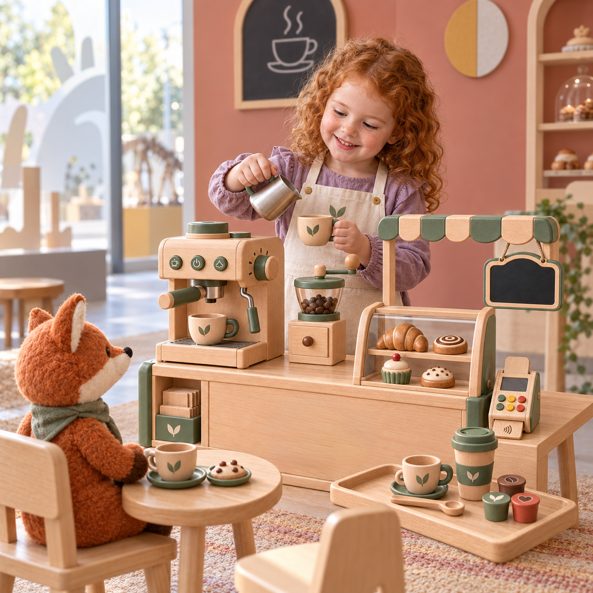 Torenvi Little Café Play Set